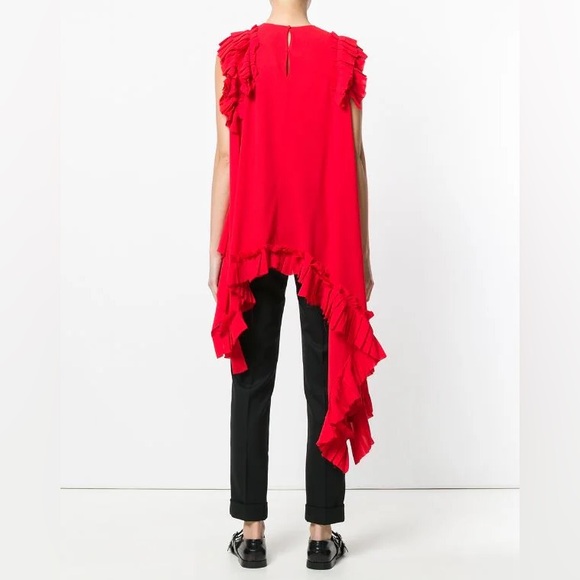 Like new Alexander McQueen asymmetric ruffle top, size 42 - Picture 15 of 15